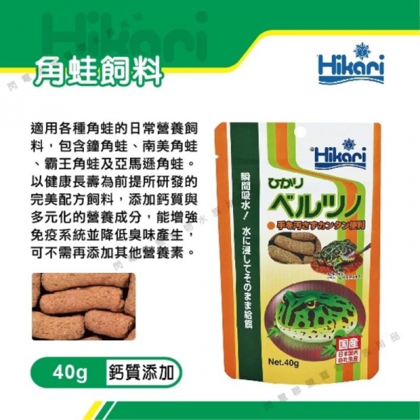 Hikari 角蛙飼料40g