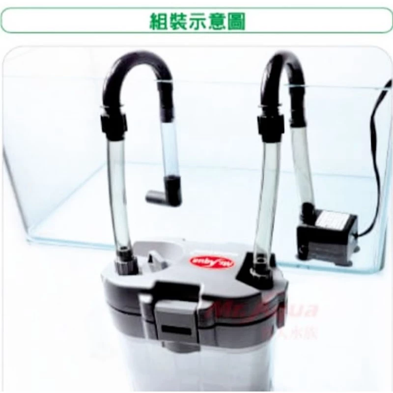 Mr. Aqua多用途烏龜圓桶過濾