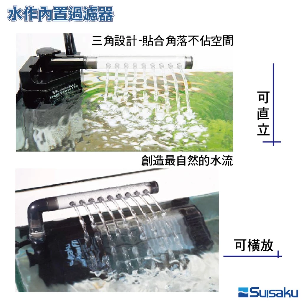 日本水作 內置過濾器(S/M)