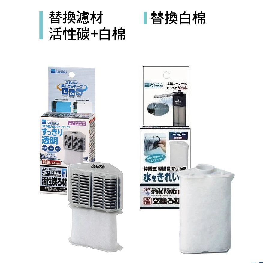 日本水作 內置過濾器(S/M)