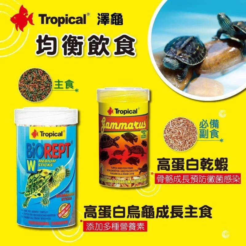 Tropical 烏龜成長飼料