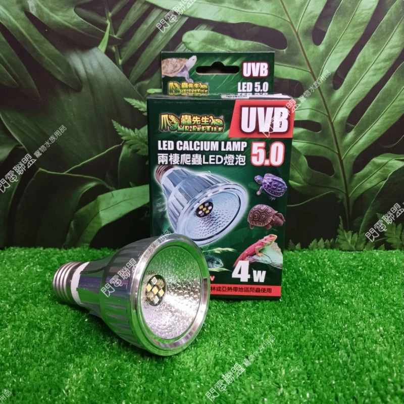 爬蟲先生 兩棲爬蟲UVB燈泡5.0 (4W) 