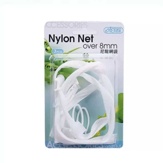 【閃電聯盟】伊士達 ISTA 尼龍網袋(粗目) 3ps 吊盒裝18*32cm 可裝陶瓷環 濾材 生化球 I-986
