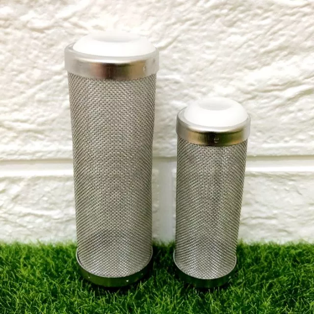 【閃電聯盟】不鏽鋼炸彈頭 不鏽鋼進水口濾網保護套 入水濾網頭 入水口保護套 過濾網頭 防止幼魚幼蝦吸入 炸彈頭