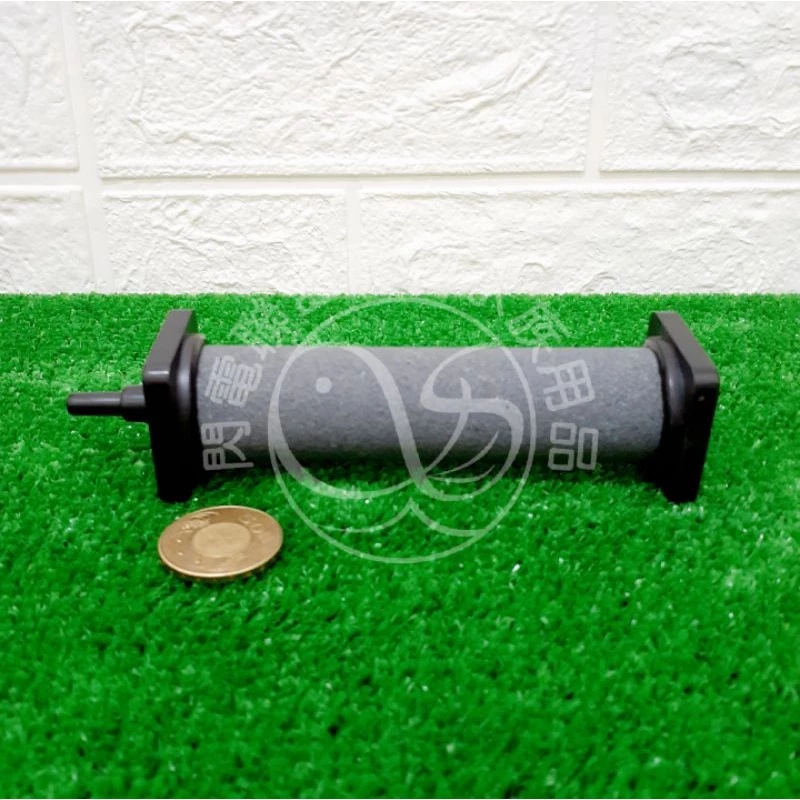 【閃電聯盟】圓柱型氣泡石 13.5 × 3.8 × 3.8公分 金鋼砂氣泡石 打氣機 氣泡 氣泡柱 高溶氧 增加溶氧