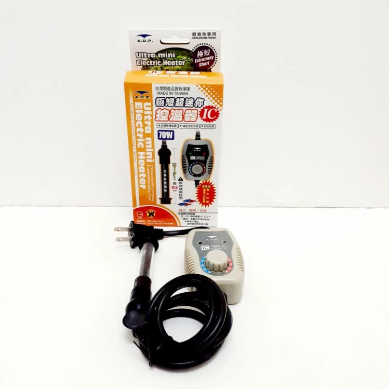 【閃電聯盟】ADP 金鋼砂智慧型控溫器25W~400W 迷你加溫器 加熱器 加溫器 加溫棒 加熱棒 加溫 水族先生